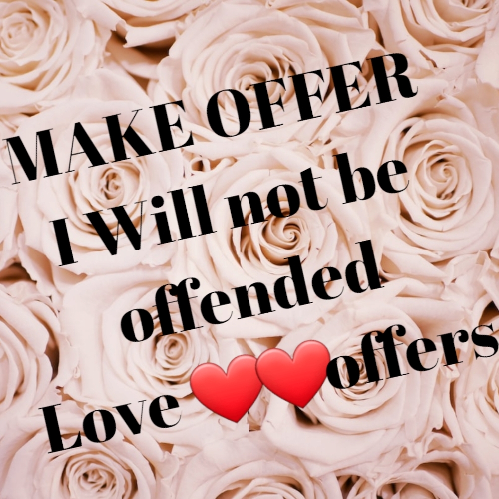 All reasonable offers welcome